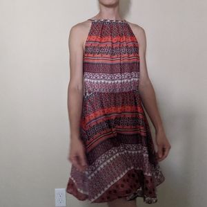 Bold print dress